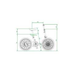 Etnnic Tricycle Pliant électrique Folding Trike